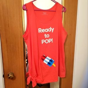Motherhood Maternity "Ready to Pop" Tank